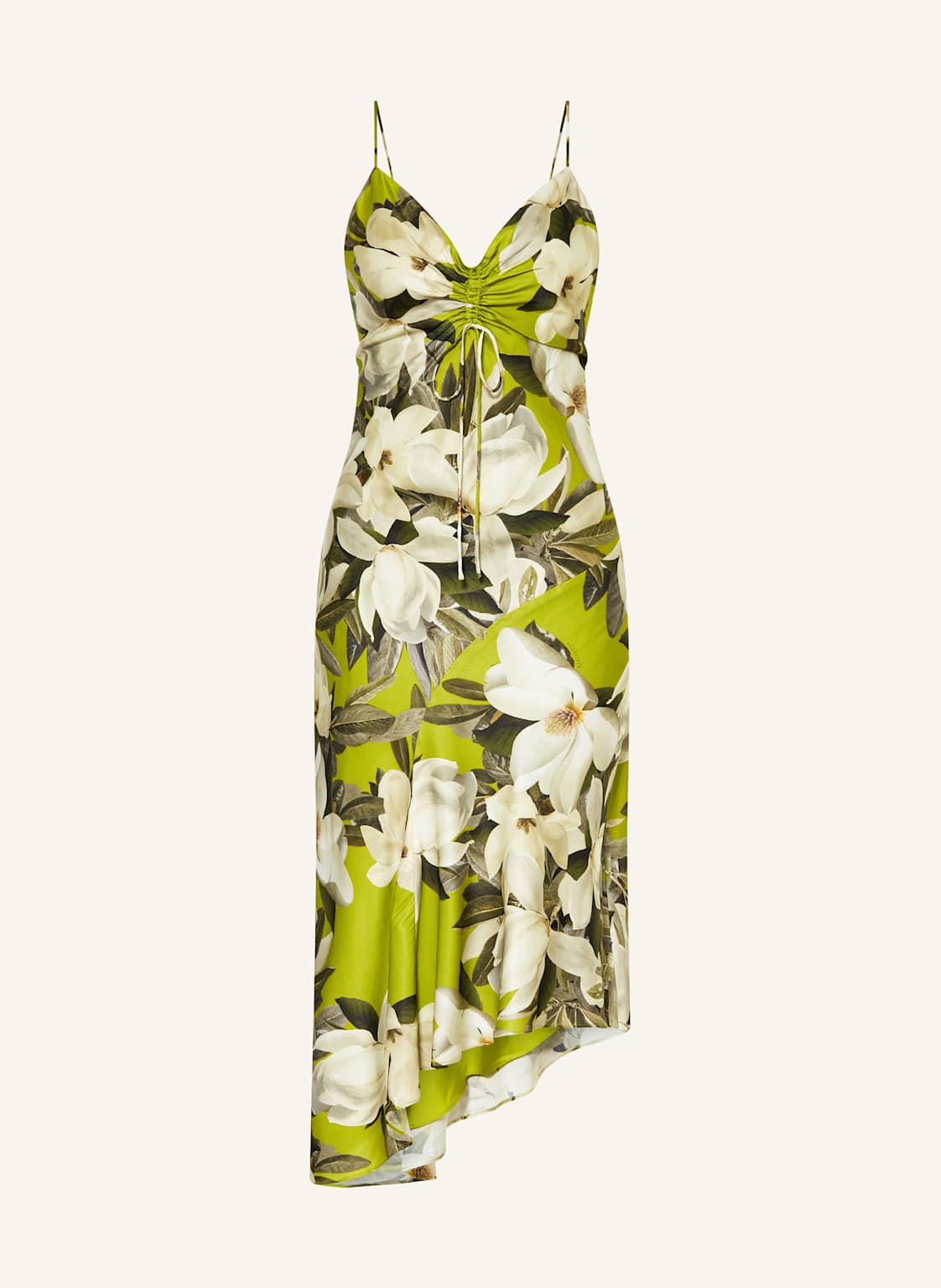 Allsaints Kleid Alexia Mit Seide gruen von AllSaints