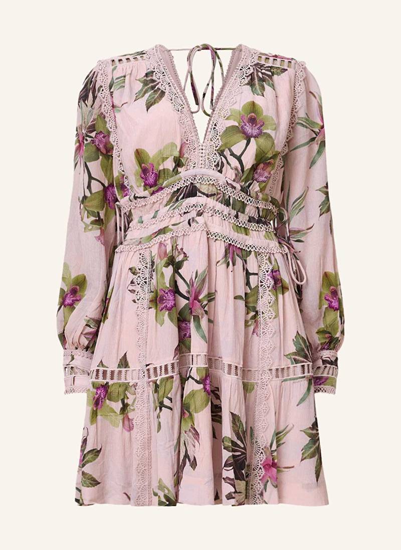 Allsaints Kleid Xanthe Mini Mit Lochspitze Und Cut-Out rosa von AllSaints