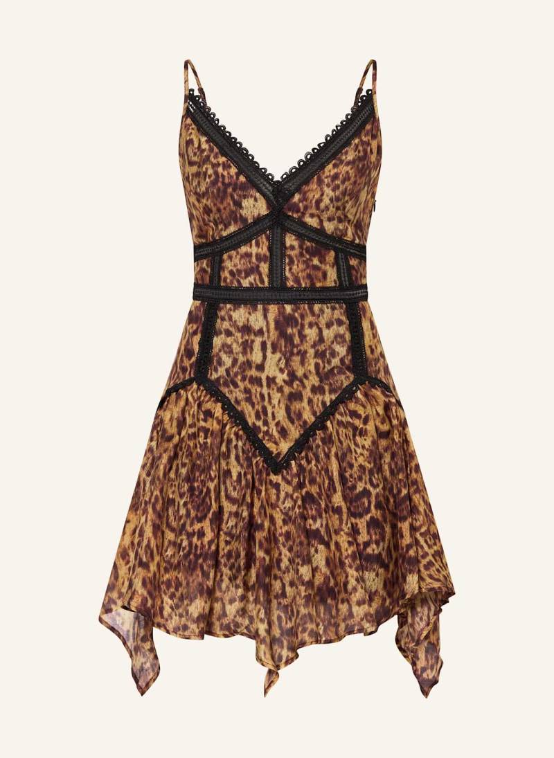 Allsaints Kleid Zia Mit Lochspitze braun von AllSaints