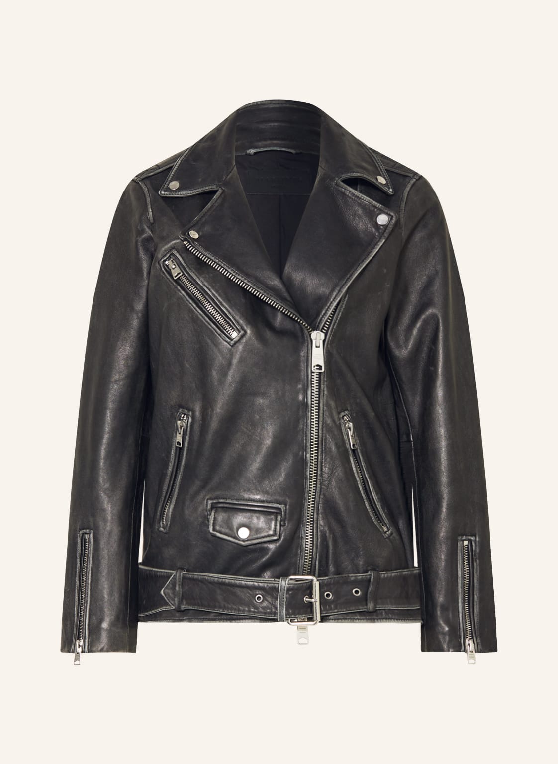 Allsaints Lederjacke Billie schwarz von AllSaints