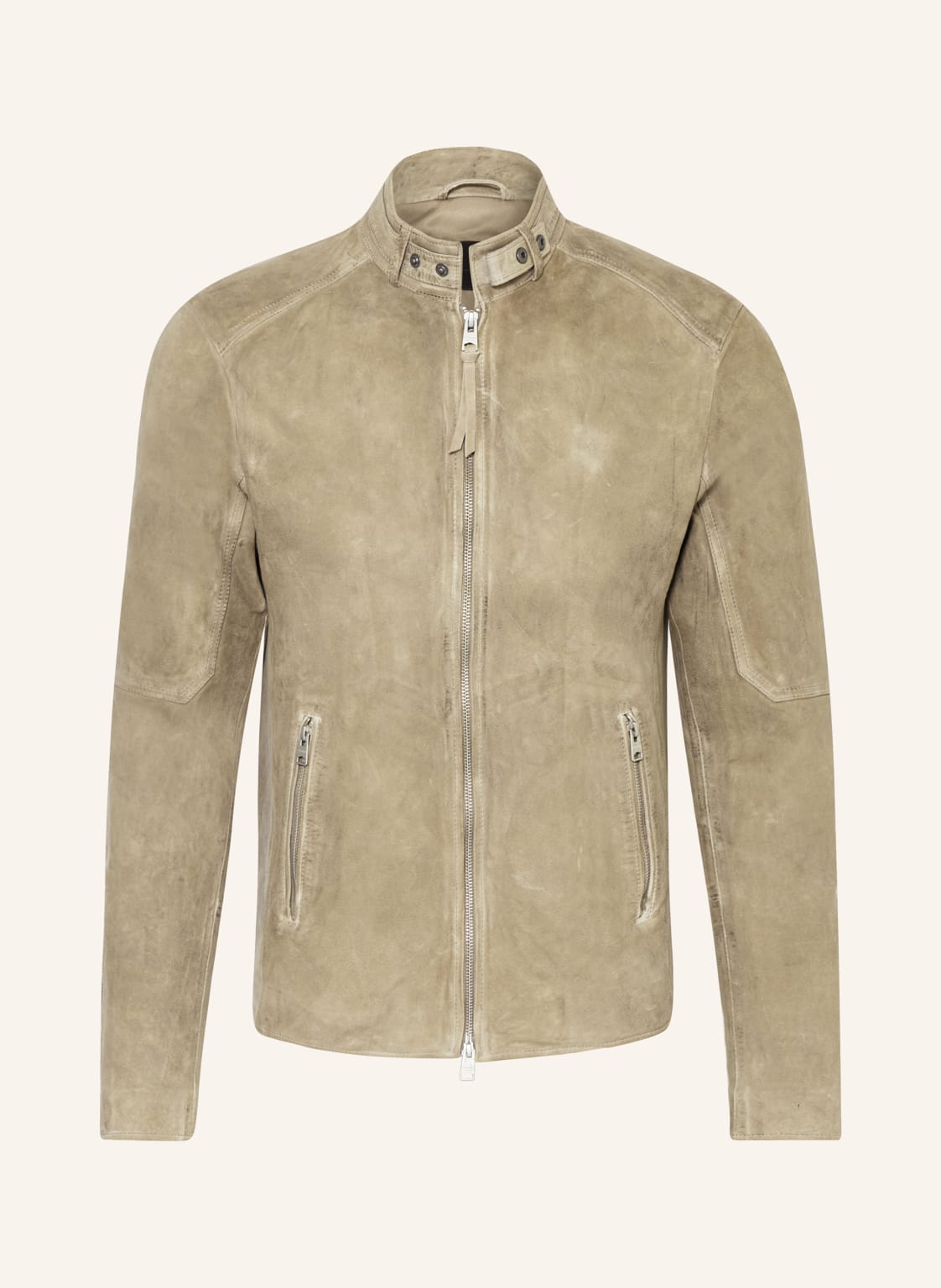 Allsaints Lederjacke Cora beige von AllSaints