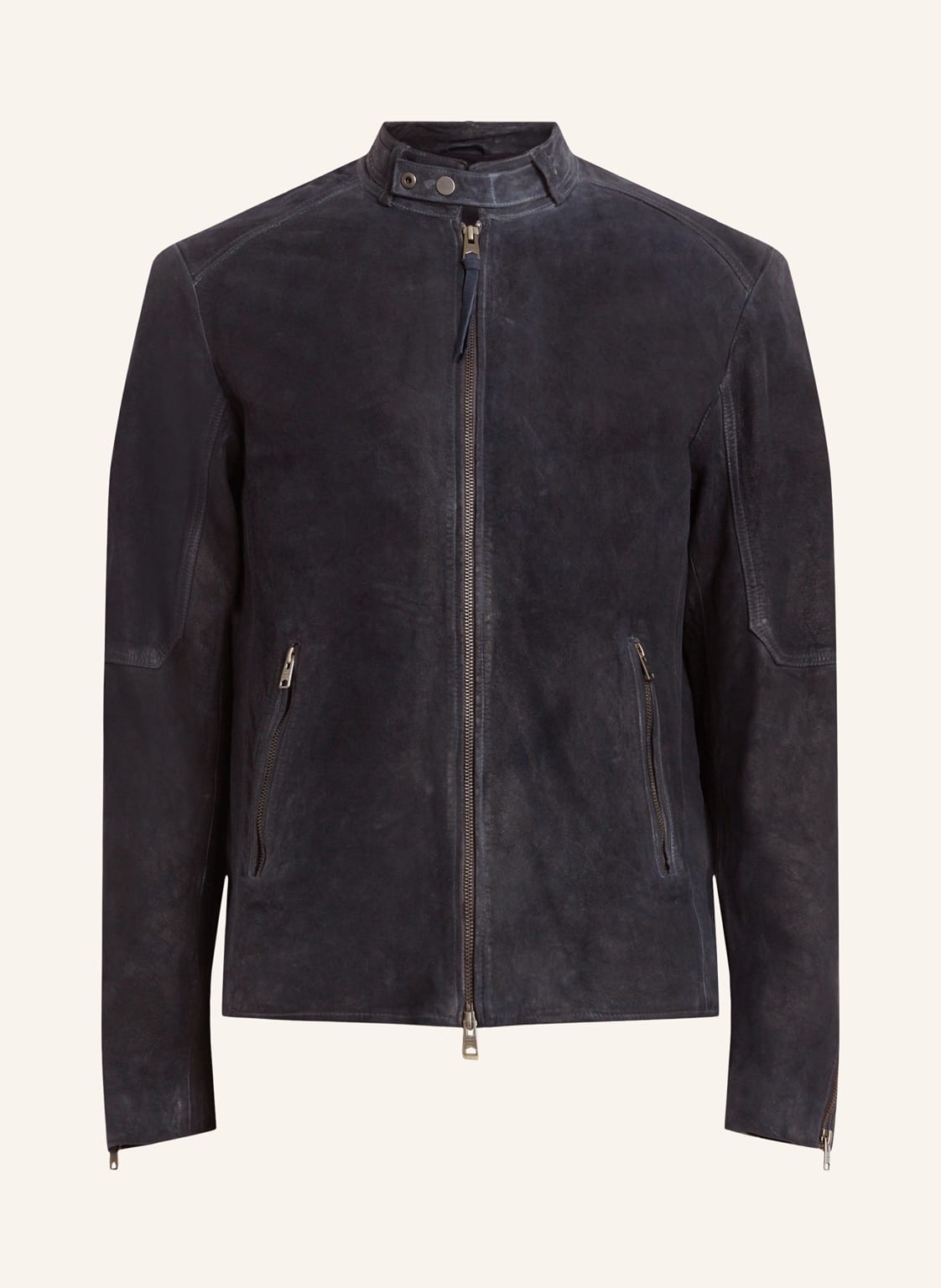 Allsaints Lederjacke Cora blau von AllSaints