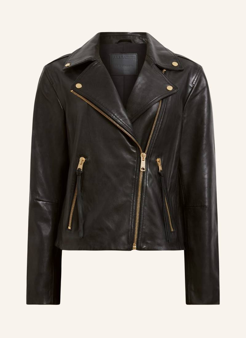 Allsaints Lederjacke Dalby Biker schwarz von AllSaints