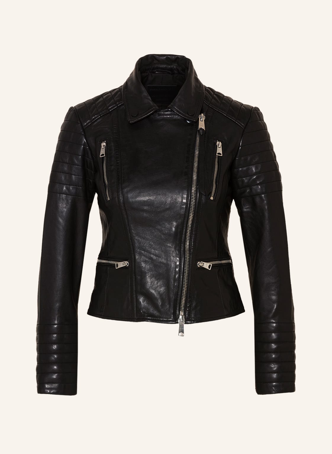 Allsaints Lederjacke schwarz von AllSaints