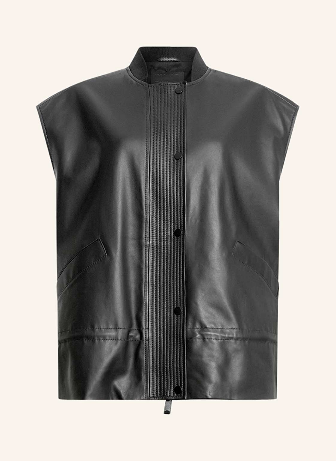 Allsaints Lederweste Sofi Lea schwarz Allsaints Lederweste Sofi Lea schwarz von AllSaints