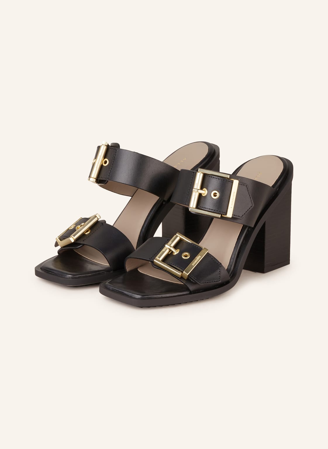 Allsaints Mules Camille schwarz von AllSaints