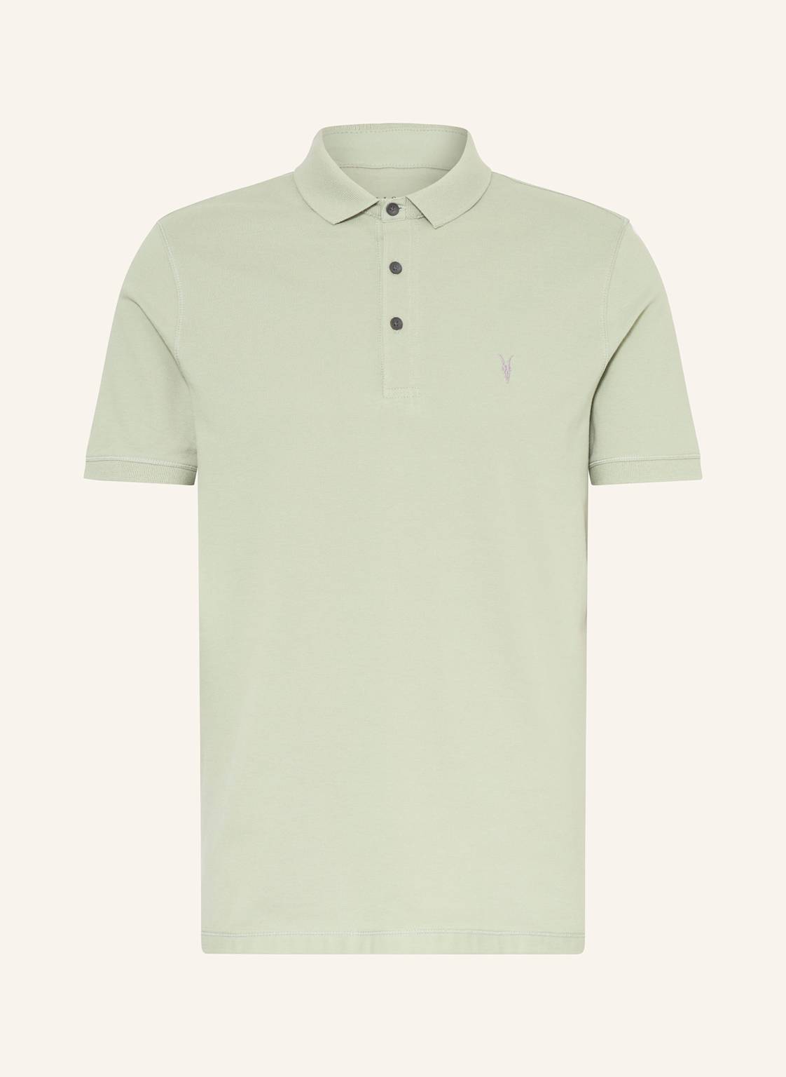 Allsaints Piqué-Poloshirt Reform Slim Fit gruen von AllSaints