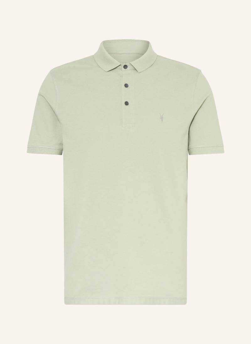 Allsaints Piqué-Poloshirt Reform Slim Fit gruen von AllSaints