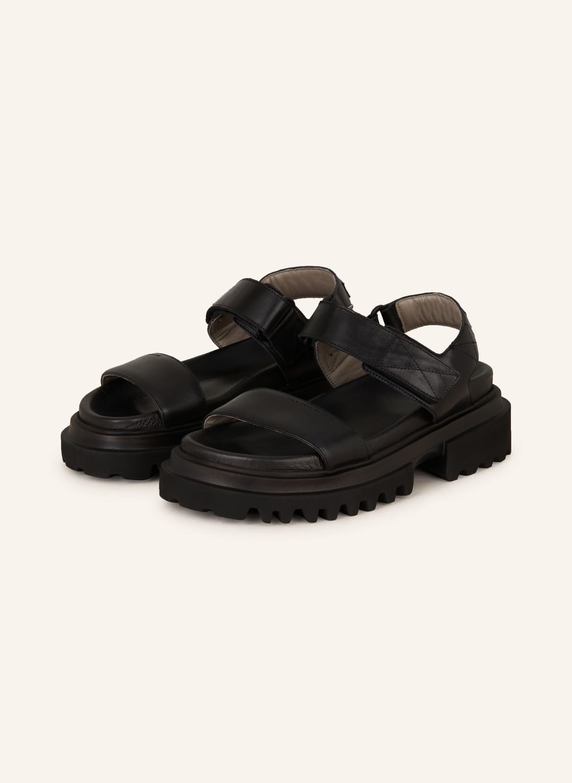 Allsaints Plateau-Sandalen Rory schwarz von AllSaints