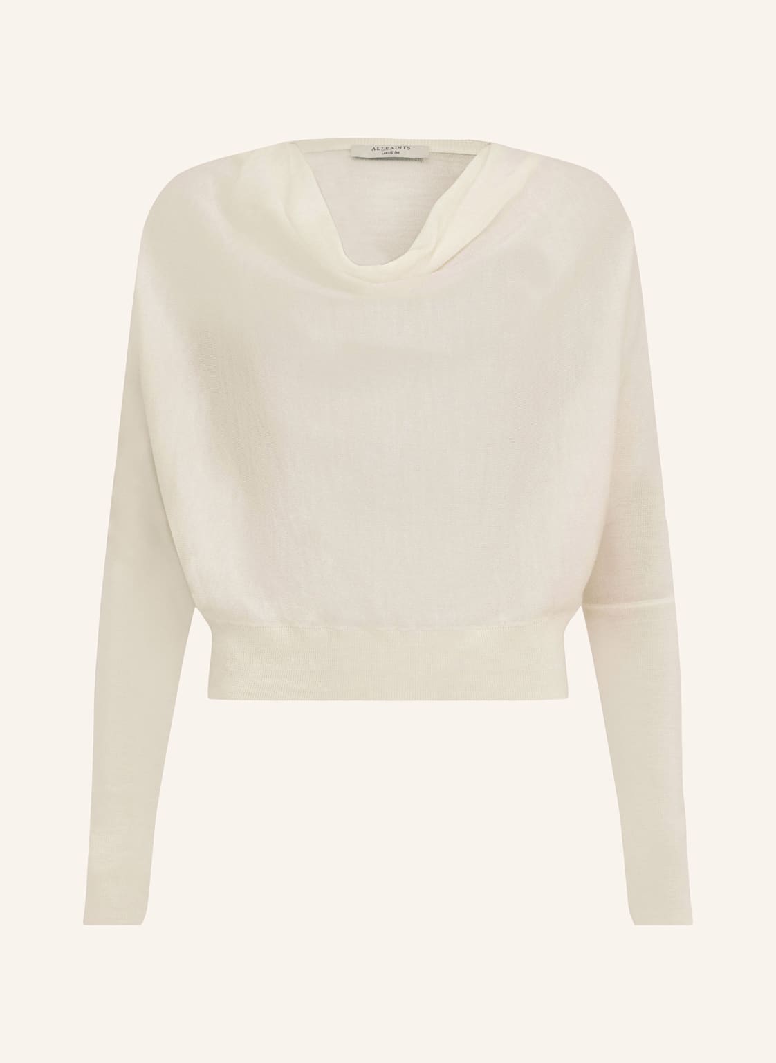 Allsaints Cropped-Pullover Ridley weiss von AllSaints