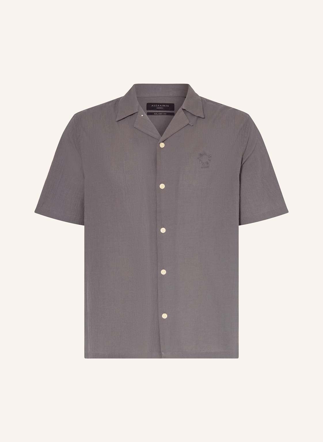 Allsaints Resorthemd Haven Relaxed Fit grau Allsaints Resorthemd Haven Relaxed Fit grau von AllSaints