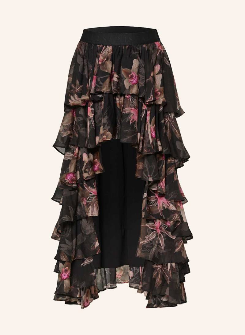Allsaints Rock Cavarly Mit Volants schwarz von AllSaints
