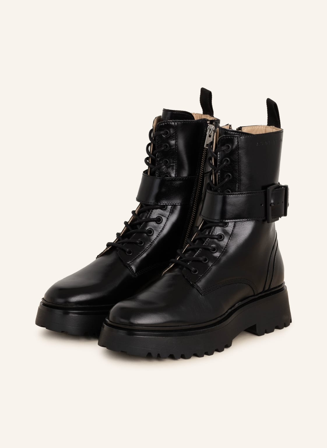 Allsaints Schnürboots Onyx schwarz von AllSaints