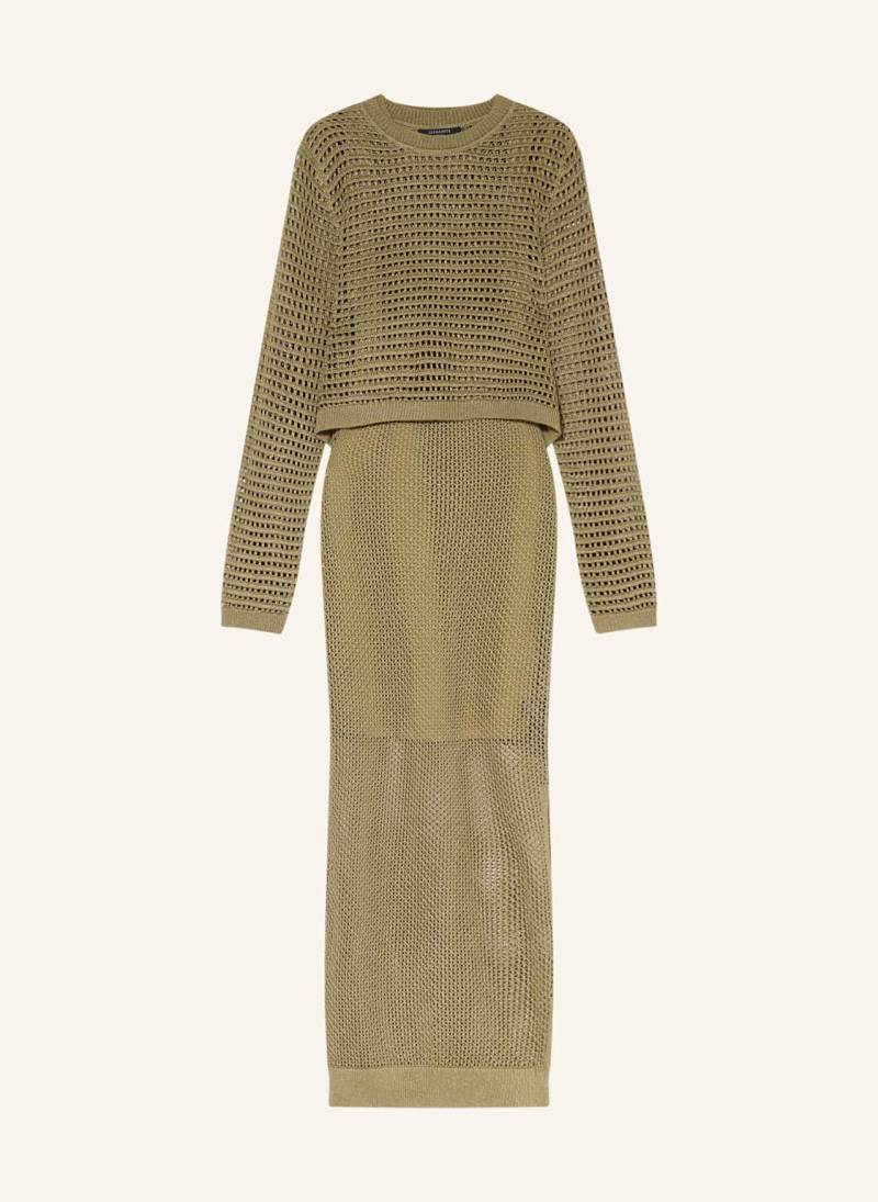 Allsaints Set Miro: Strickkleid Und Pullover gruen von AllSaints