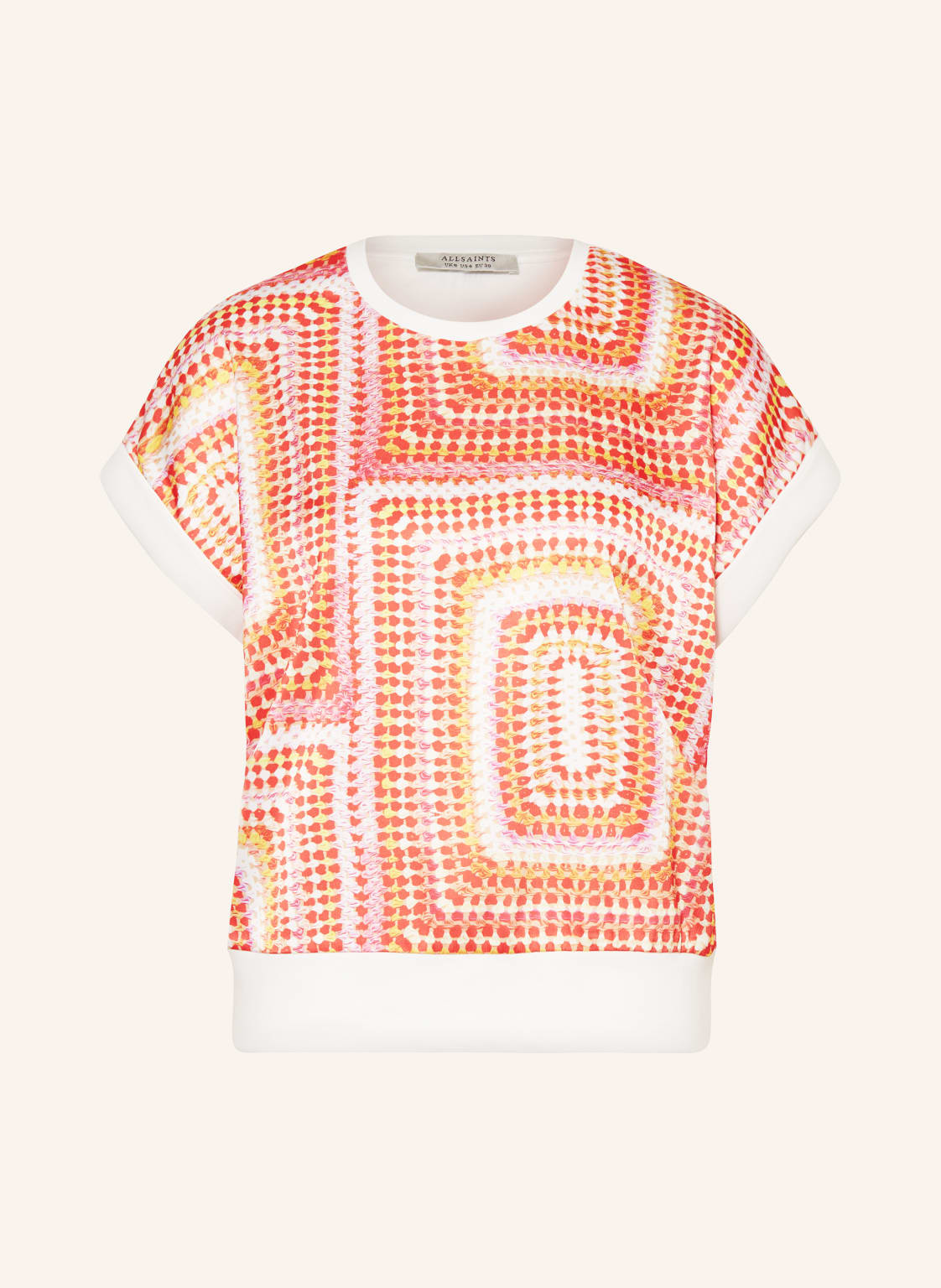 Allsaints T-Shirt Giana Luisa orange von AllSaints