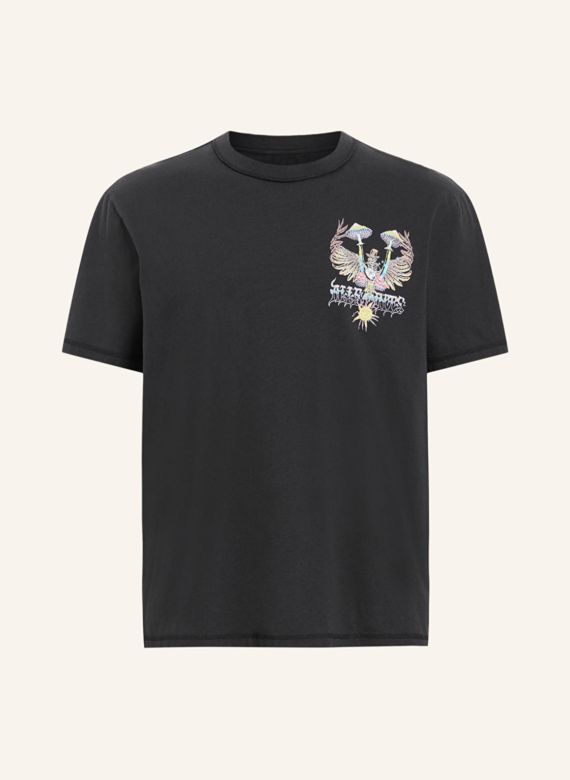Allsaints T-Shirt Strummer schwarz von AllSaints