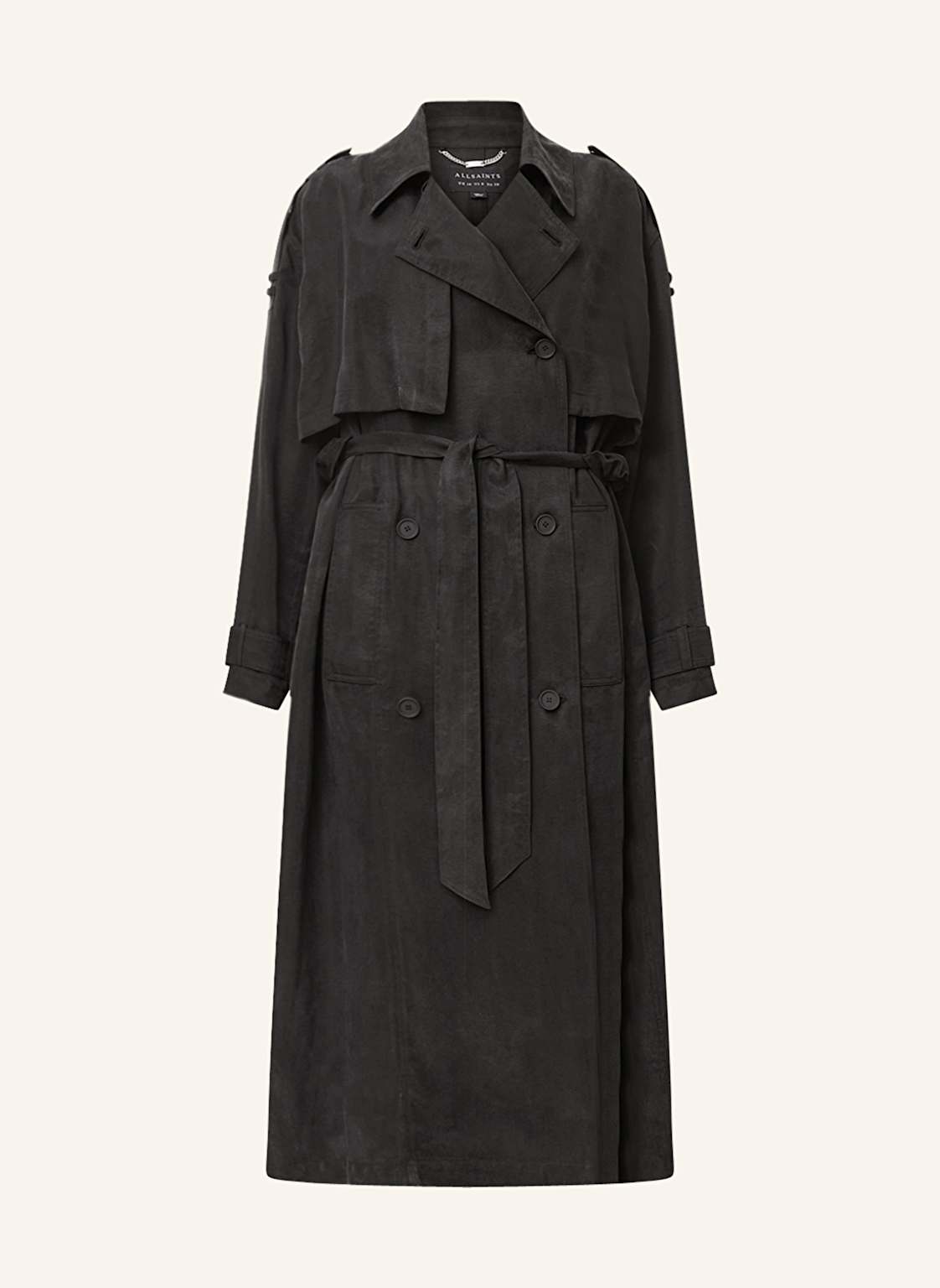 Allsaints Trenchcoat Linnie schwarz Allsaints Trenchcoat Linnie schwarz von AllSaints