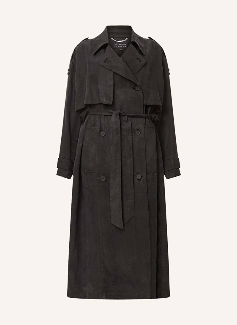 Allsaints Trenchcoat Linnie schwarz von AllSaints