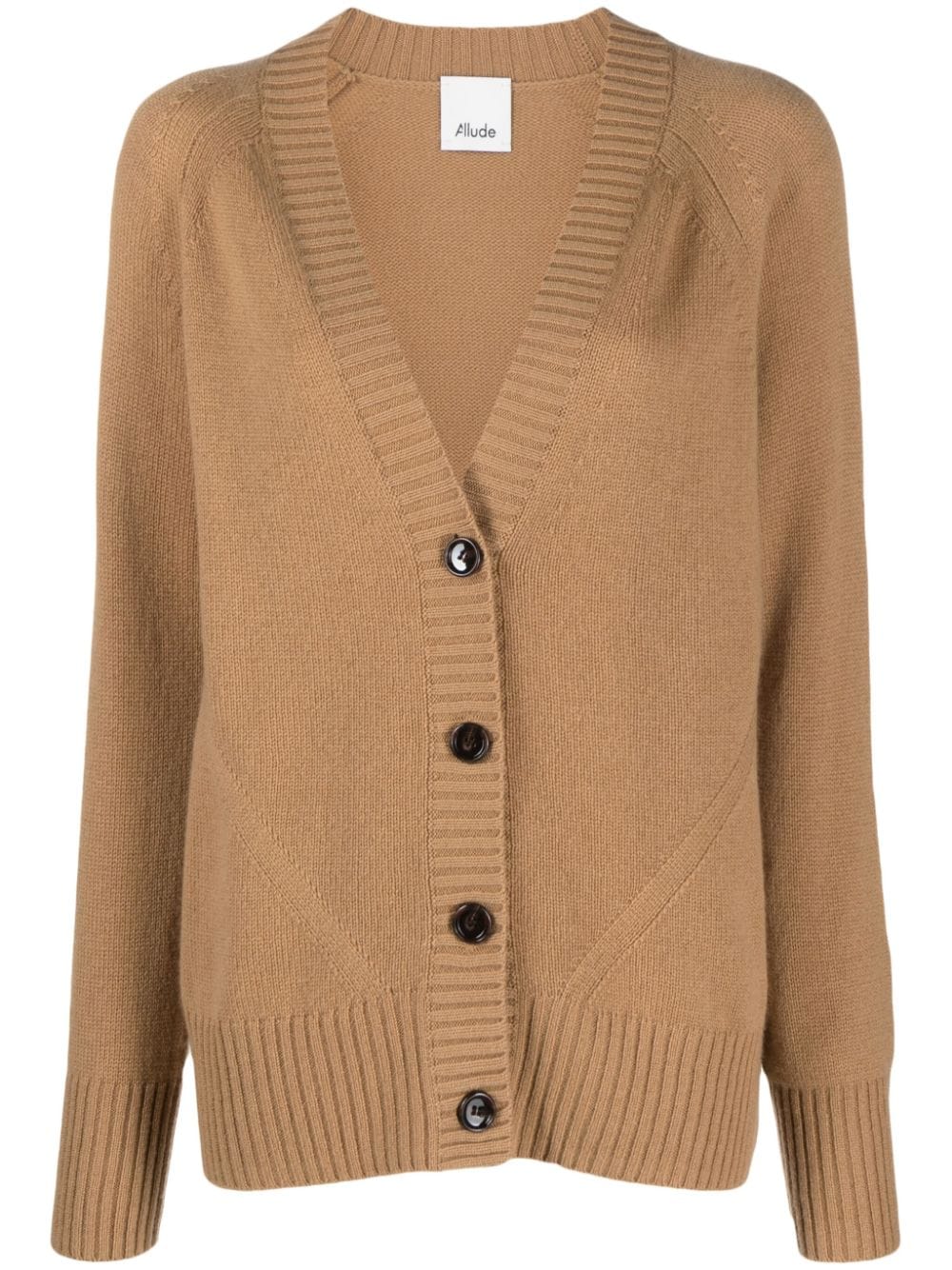 Allude V-neck cashmere cardigan - Neutrals von Allude