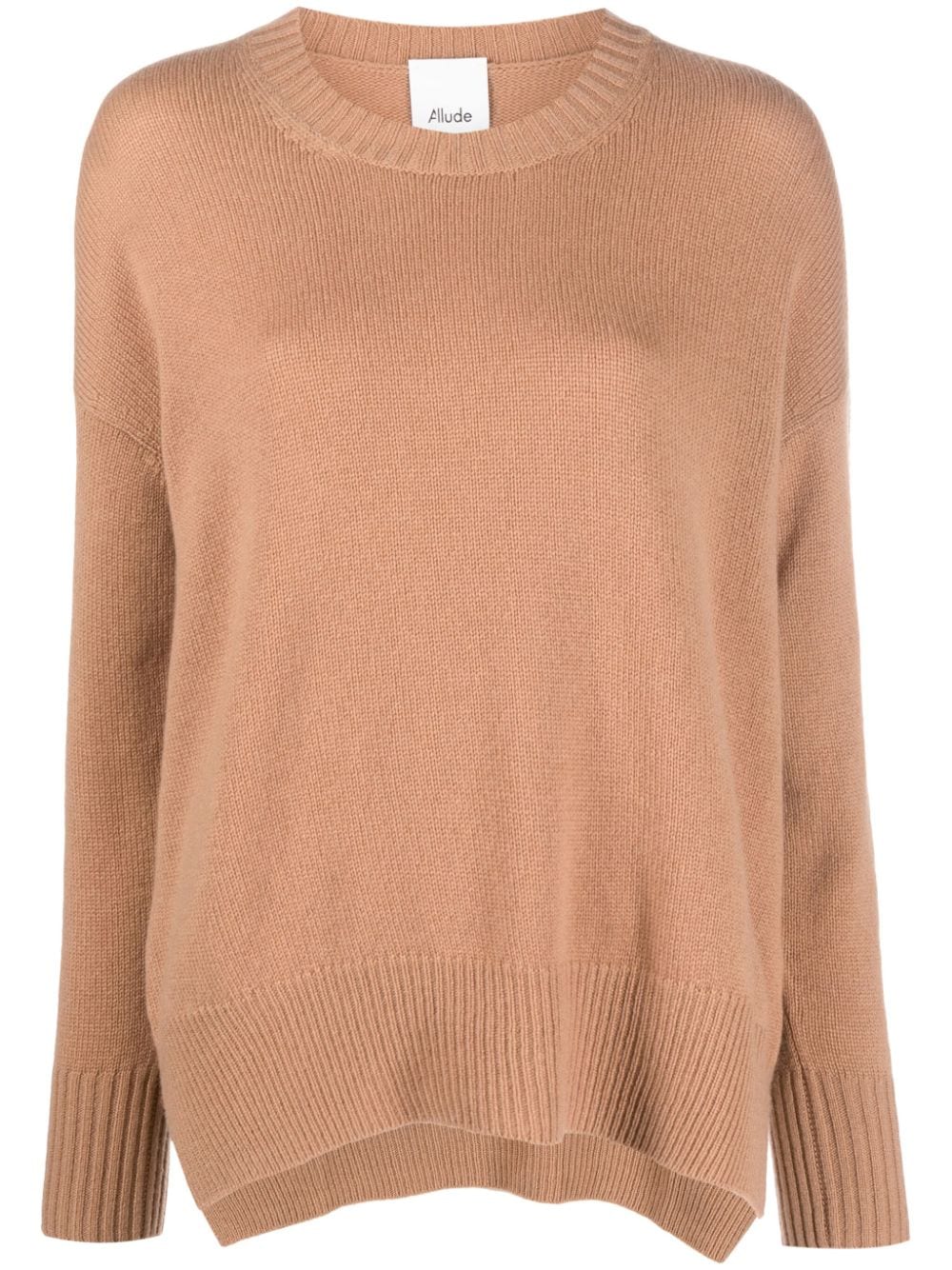 Allude drop-shoulder cashmere jumper - Brown von Allude