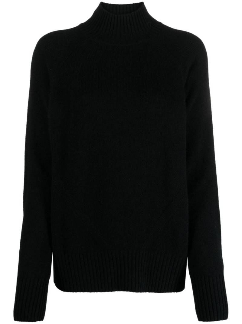Allude fine-knit cashmere jumper - Black von Allude