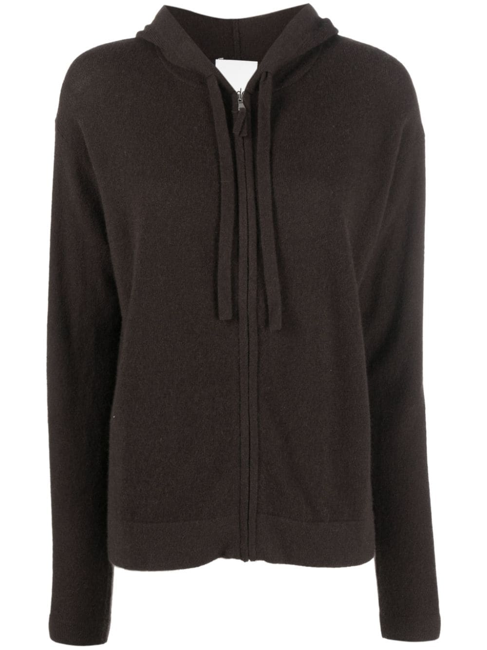 Allude hooded wool-blend cardigan - Brown von Allude