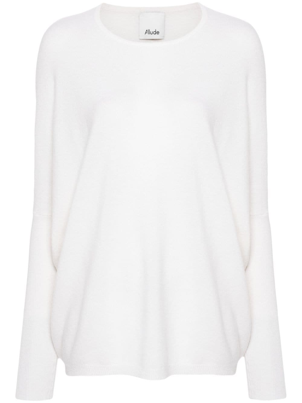 Allude long-sleeve jumper - Neutrals von Allude