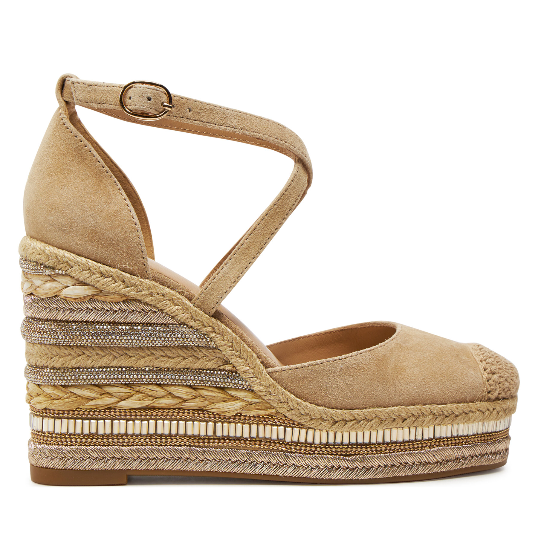 Espadrilles Alma En Pena V240926 Suede Sand von Alma en Pena