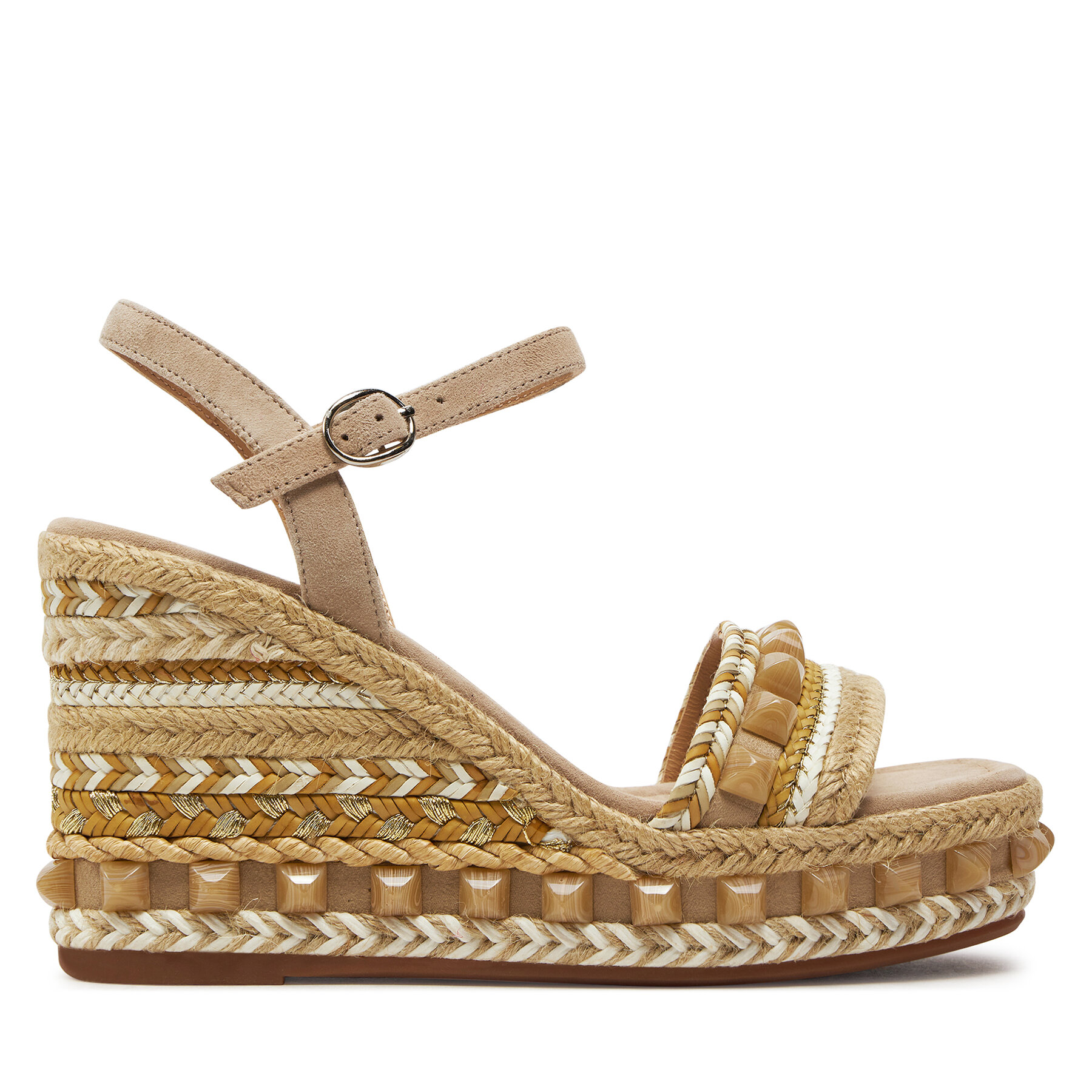 Espadrilles Alma En Pena V240951 Suede Vison von Alma en Pena