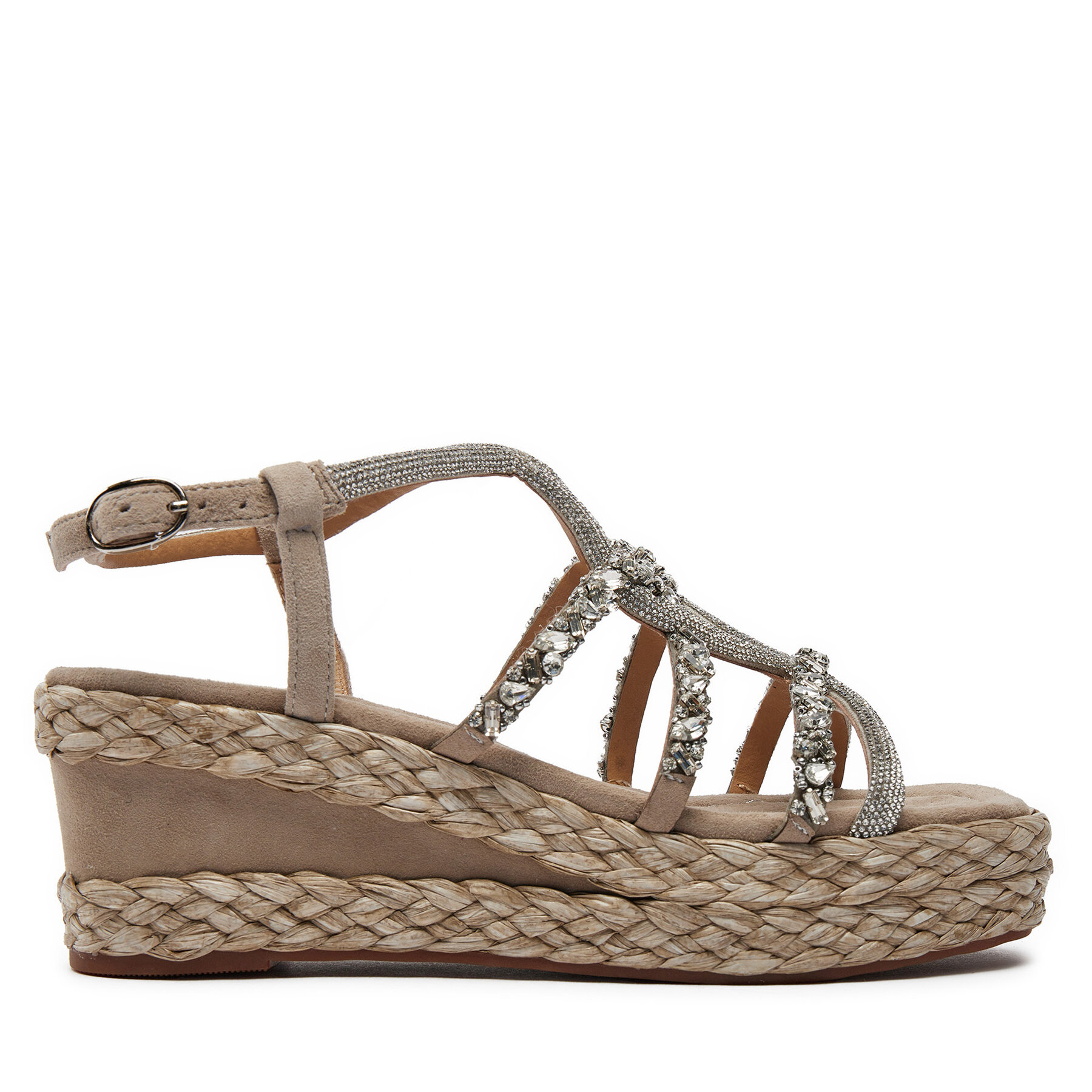 Sandalen Alma En Pena V241012 Suede Taupe von Alma en Pena