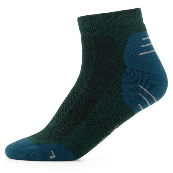 Alpacasocks&Co - Lyocell Tech Ankle - Multifunktionssocken Gr 39-42 grün von Alpacasocks&Co