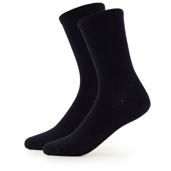 Alpacasocks&Co - Merino Lifestyle 2-Pack - Merinosocken Gr 45-48 schwarz von Alpacasocks&Co