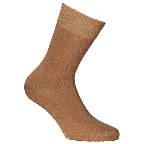 Alpacasocks&Co - Women's Alpaca Sparkle Crew 2-Pack - Multifunktionssocken Gr 39-42 braun von Alpacasocks&Co