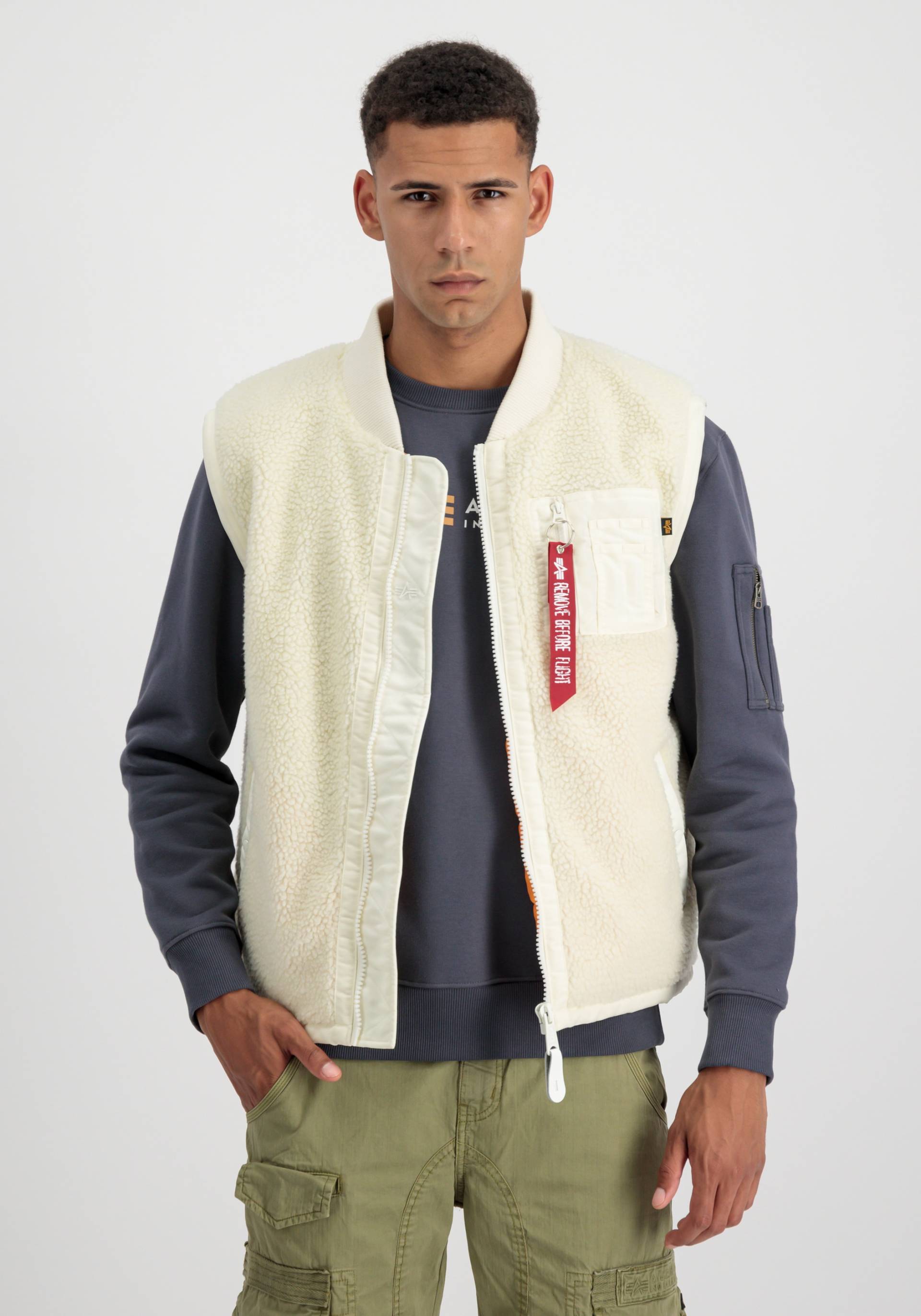 Alpha Industries Blouson »ALPHA INDUSTRIES Men - Vests Teddy Vest« von Alpha Industries