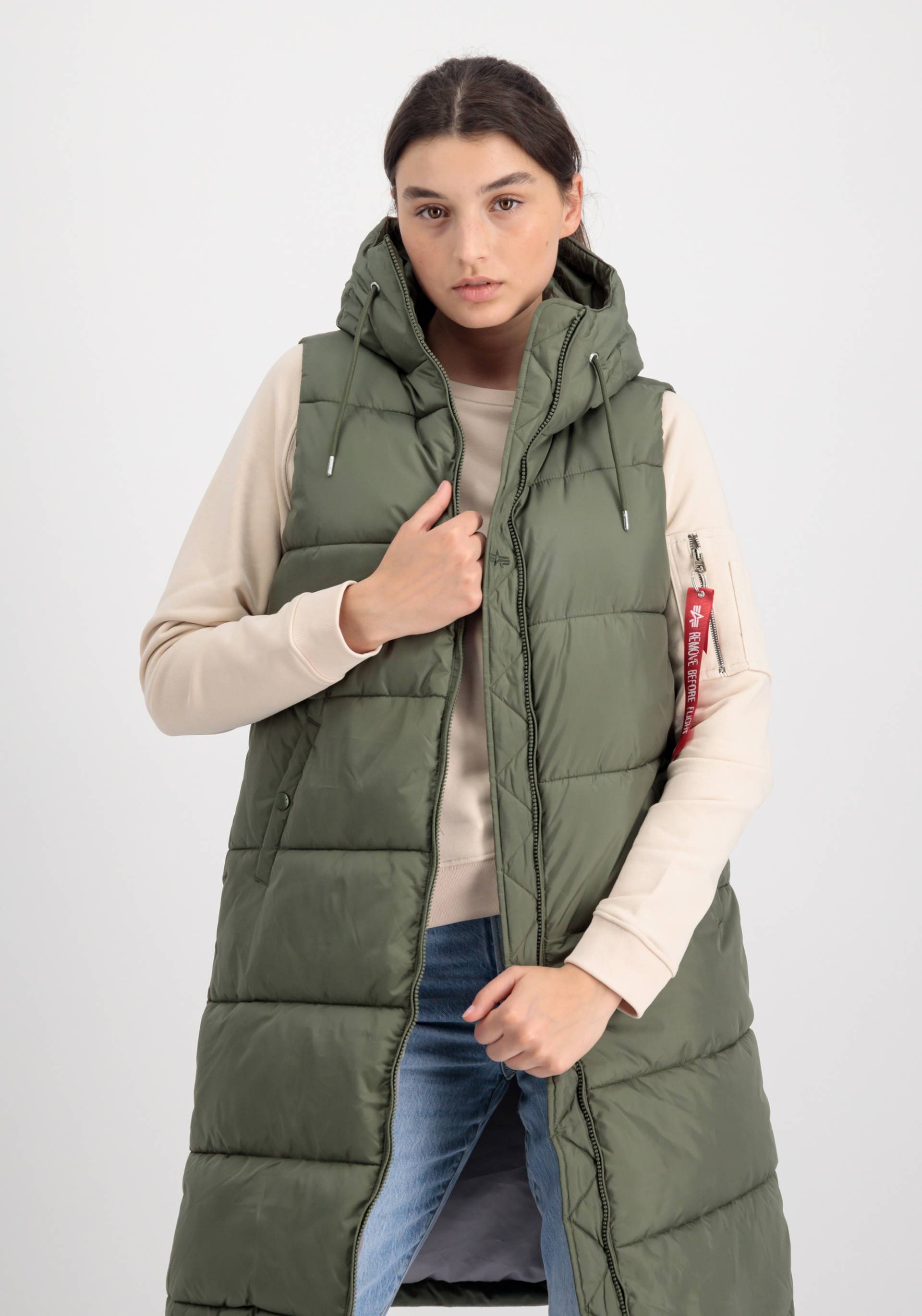 Alpha Industries Blouson »ALPHA INDUSTRIES Women - Vests Long Puffer Vest Wmn« von Alpha Industries