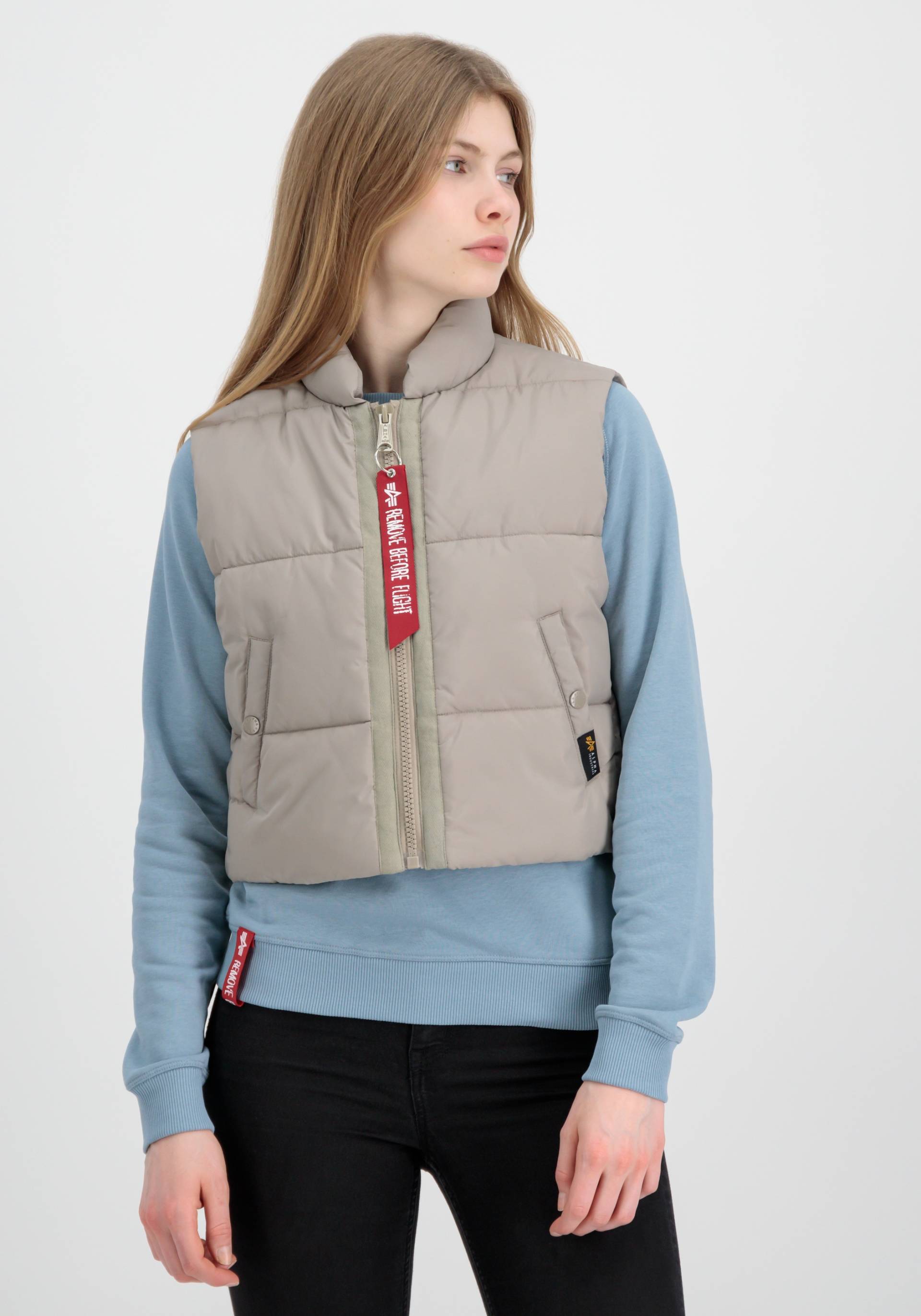 Alpha Industries Blouson »ALPHA INDUSTRIES Women - Vests Puffer Vest Cropped wmn« von Alpha Industries