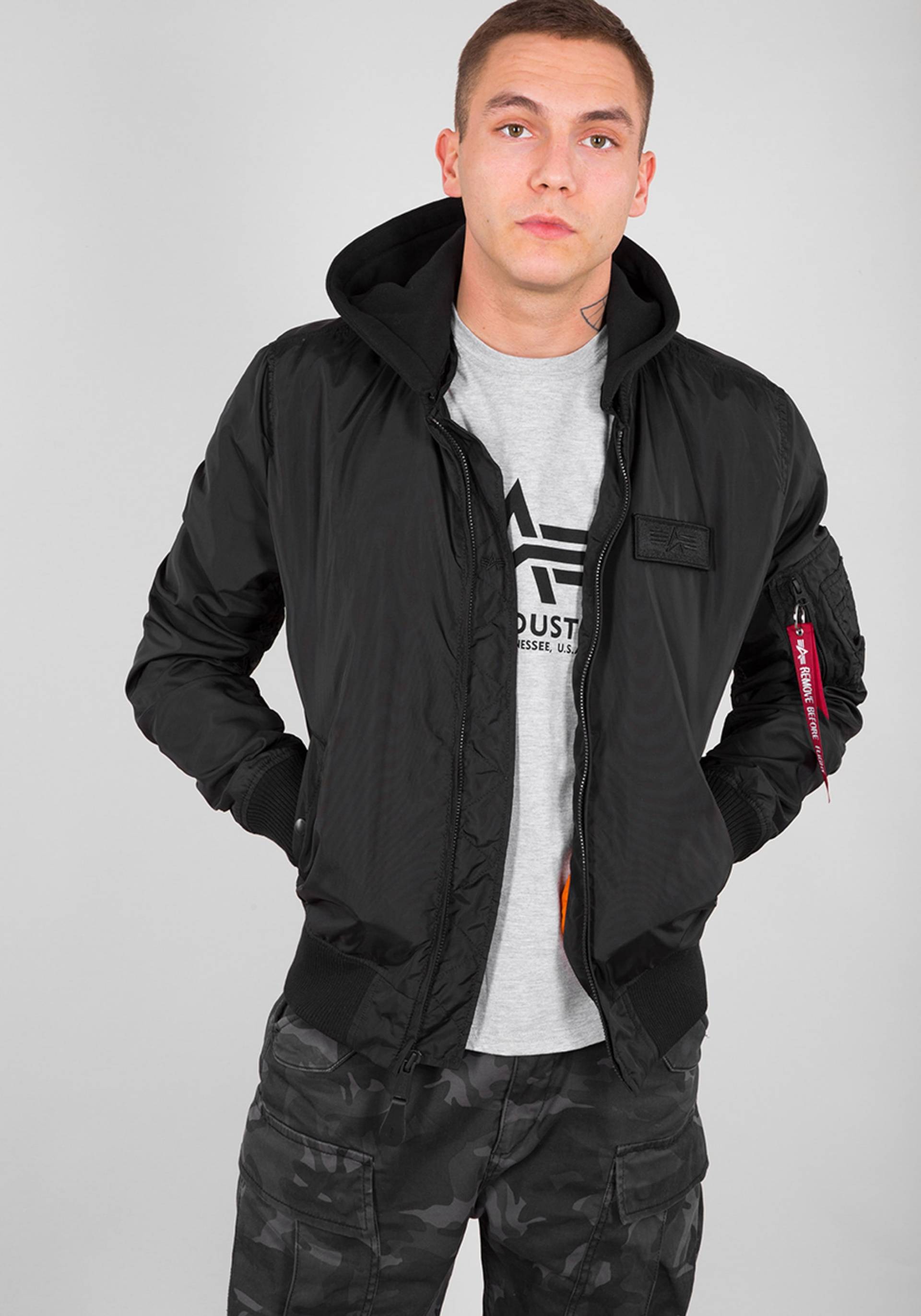 Alpha Industries Bomberjacke »ALPHA INDUSTRIES Men - Bomber & Flight Jackets MA-1 TT Hood« von Alpha Industries