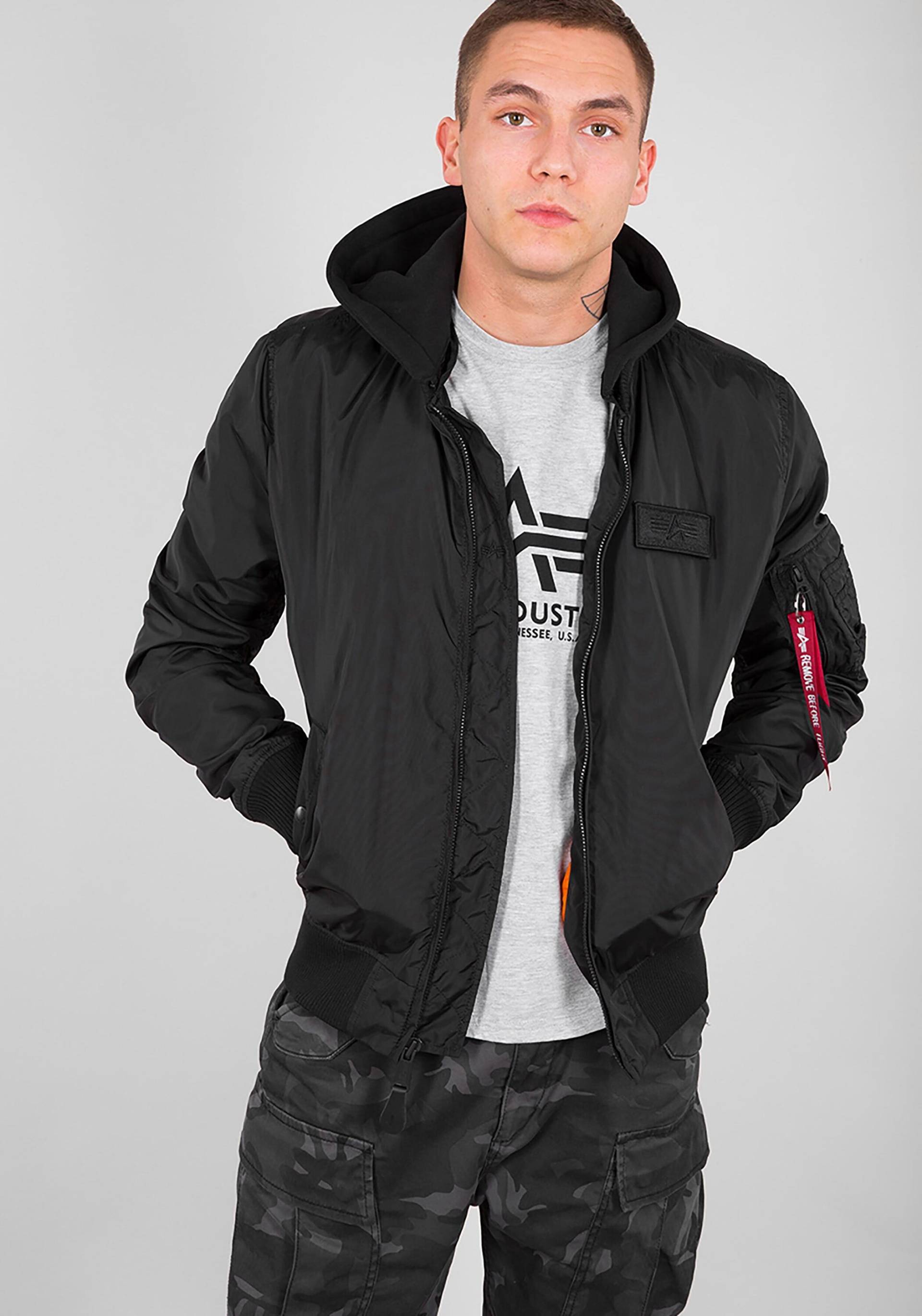 Alpha Industries Bomberjacke »ALPHA INDUSTRIES Men - Bomber & Flight Jackets MA-1 TT Hood« von Alpha Industries