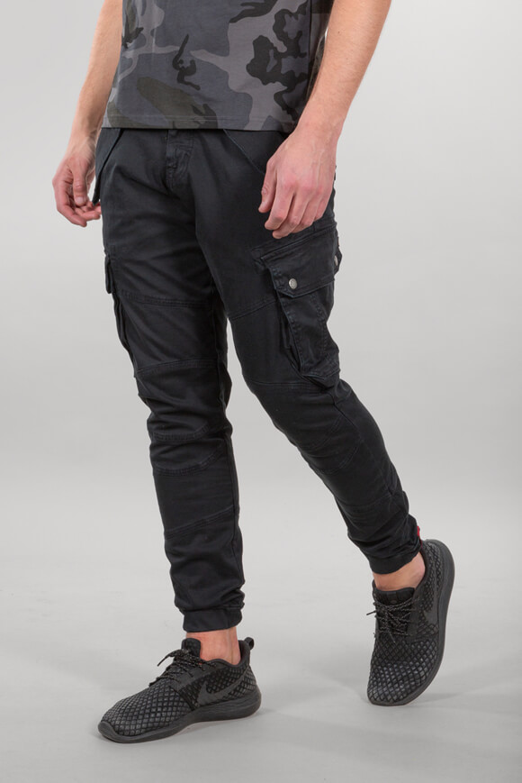 Alpha Industries Combat Cargohose | Schwarz | Herren  | 32 von Alpha Industries