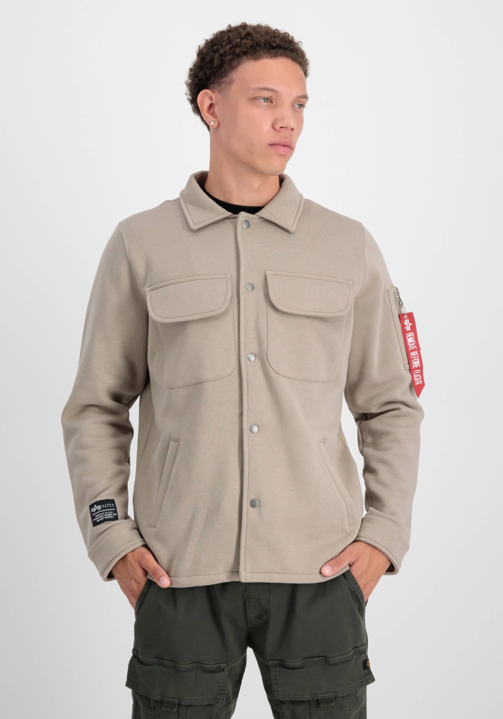 Alpha Industries Hemdjacke »Alpha Industries Men - Overshirts Sweat Overshirt« Alpha Industries Hemdjacke »Alpha Industries Men - Overshirts Sweat Overshirt« von Alpha Industries