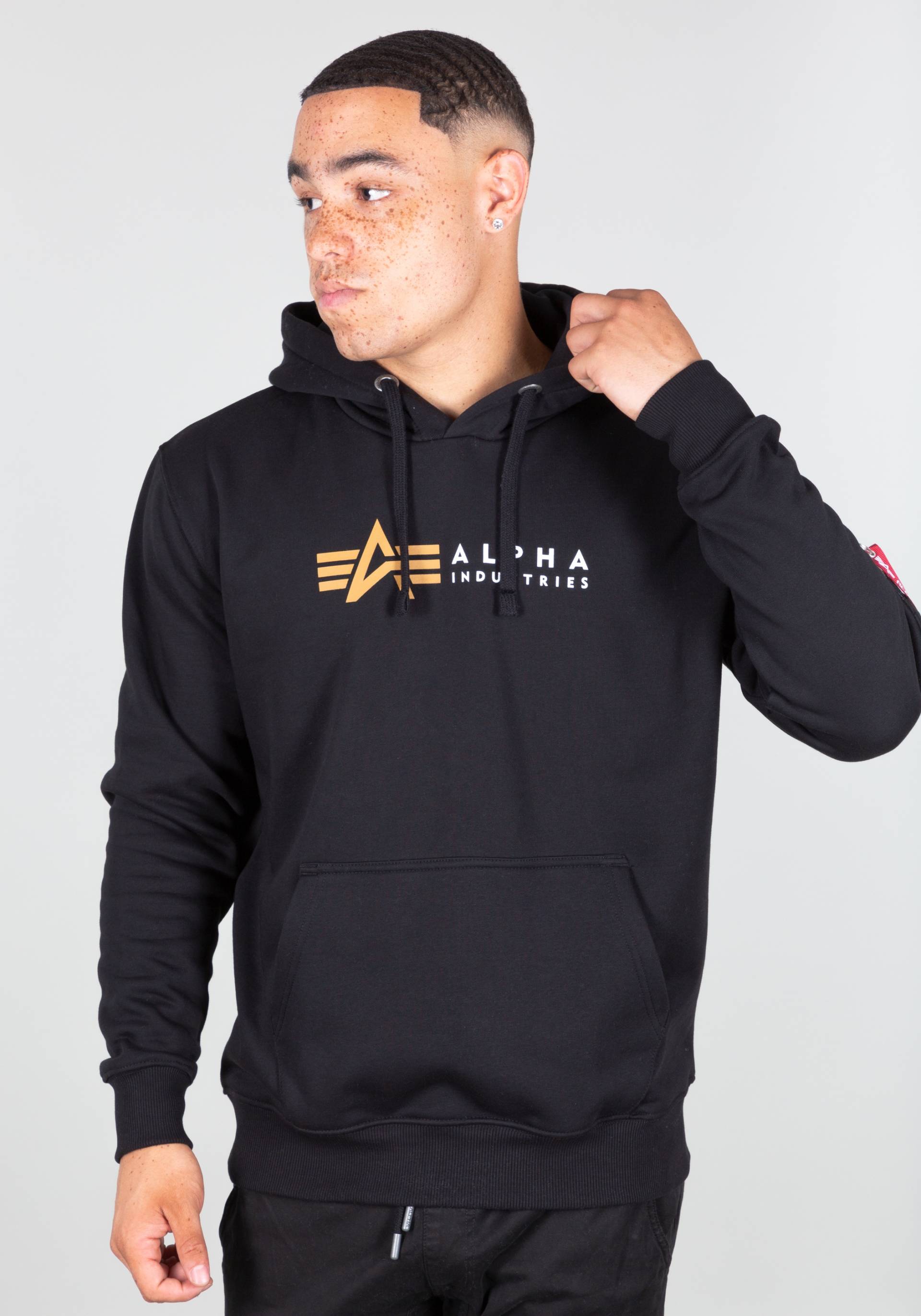 Alpha Industries Hoodie »ALPHA INDUSTRIES Men - Hoodies Alpha Label Hoody« von Alpha Industries