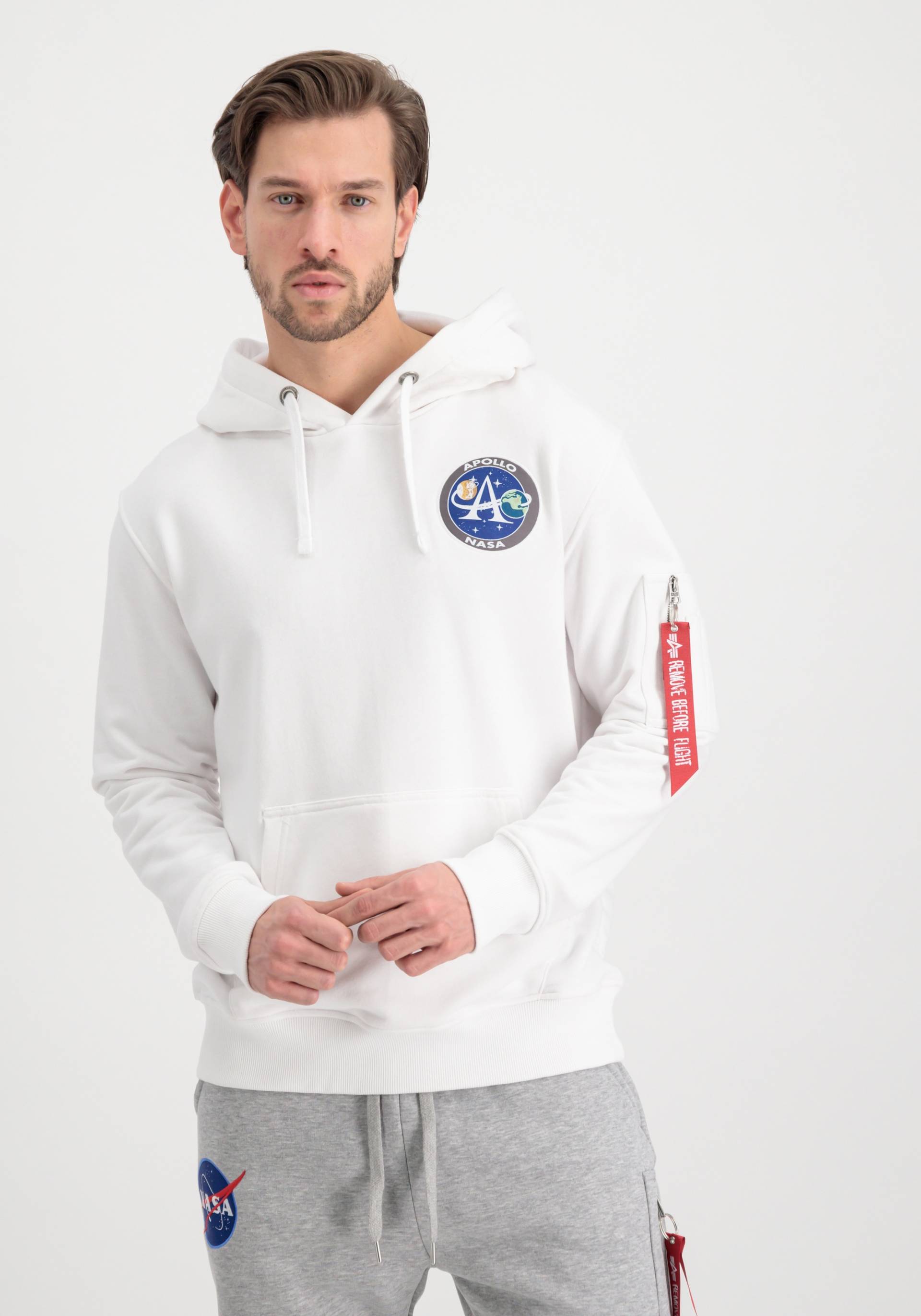 Alpha Industries Hoodie »ALPHA INDUSTRIES Men - Hoodies Apollo Mission Hoody« von Alpha Industries