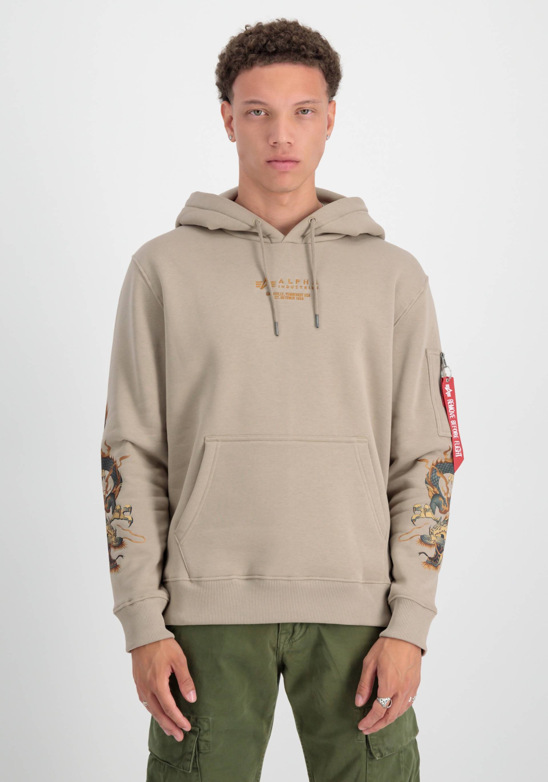 Alpha Industries Hoodie »ALPHA INDUSTRIES Men - Hoodies Dragon EMB Hoody« von Alpha Industries