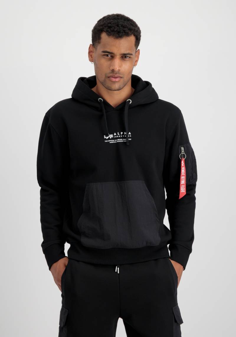 Alpha Industries Hoodie »ALPHA INDUSTRIES Men - Hoodies Nylon Pocket Hoody« von Alpha Industries