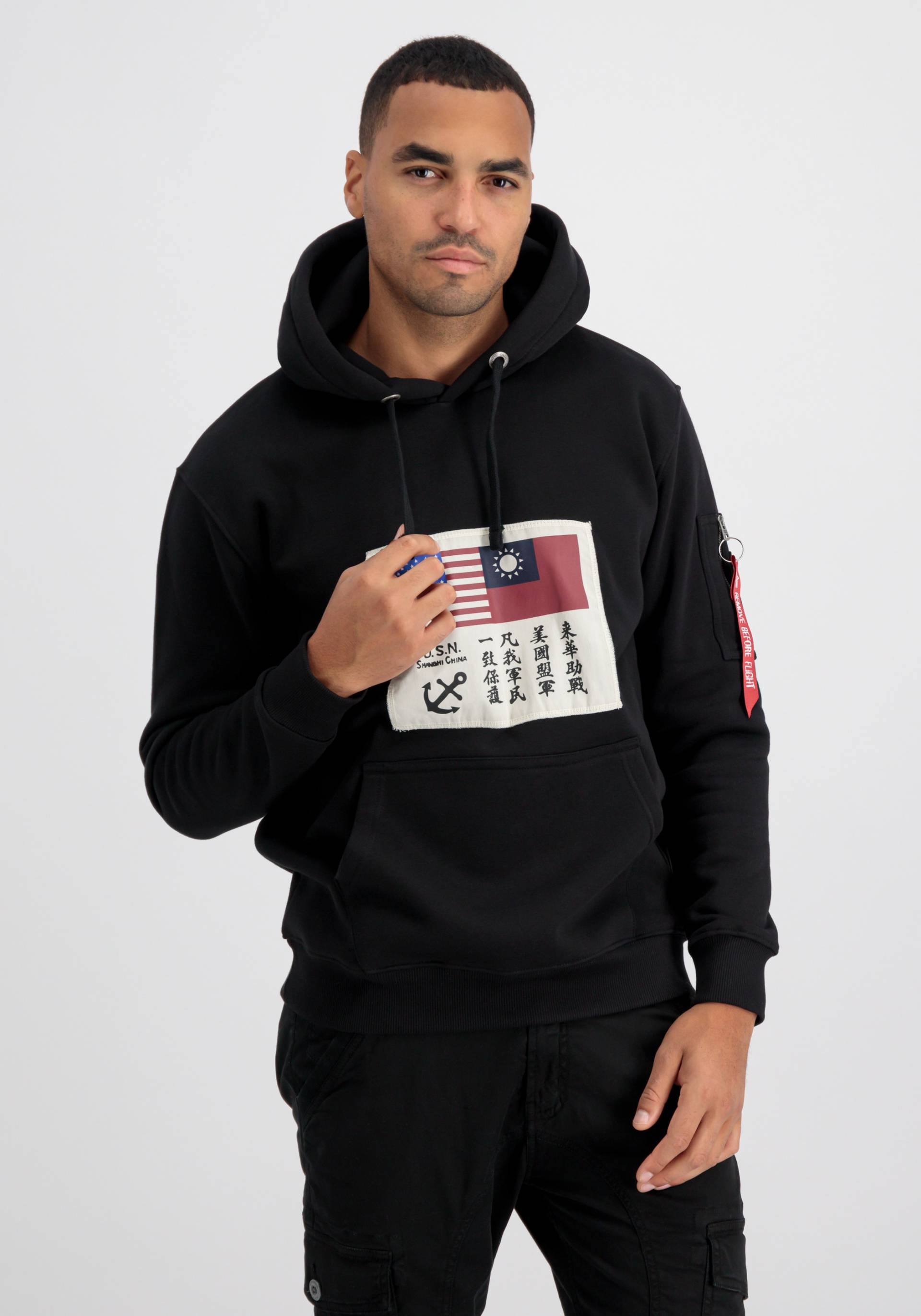 Alpha Industries Hoodie »ALPHA INDUSTRIES Men - Hoodies USN Blood Chit Hoody« von Alpha Industries