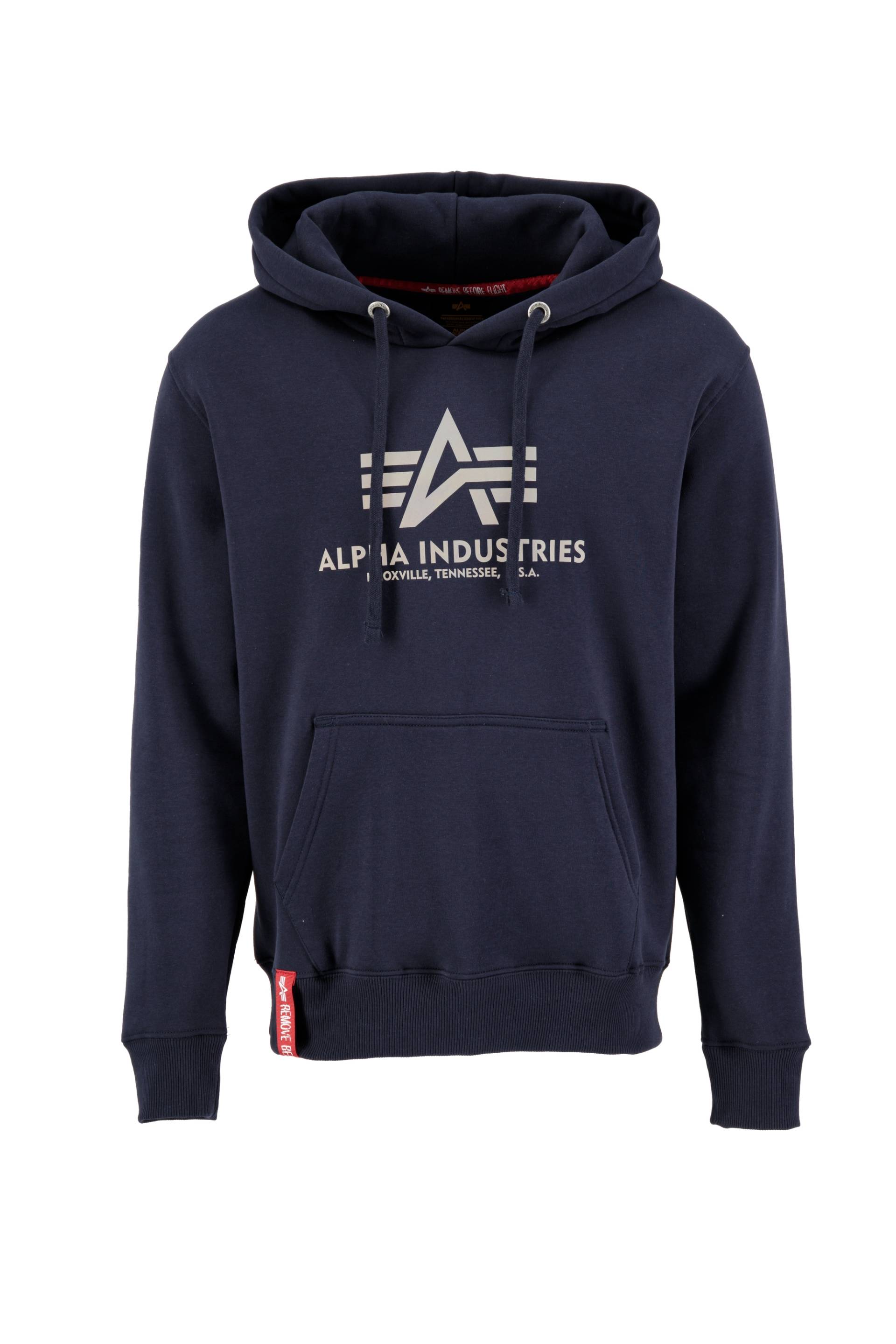 Alpha Industries Hoodie »ALPHA INDUSTRIES Men - Hoodies Basic Hoody Reflective Print« von Alpha Industries