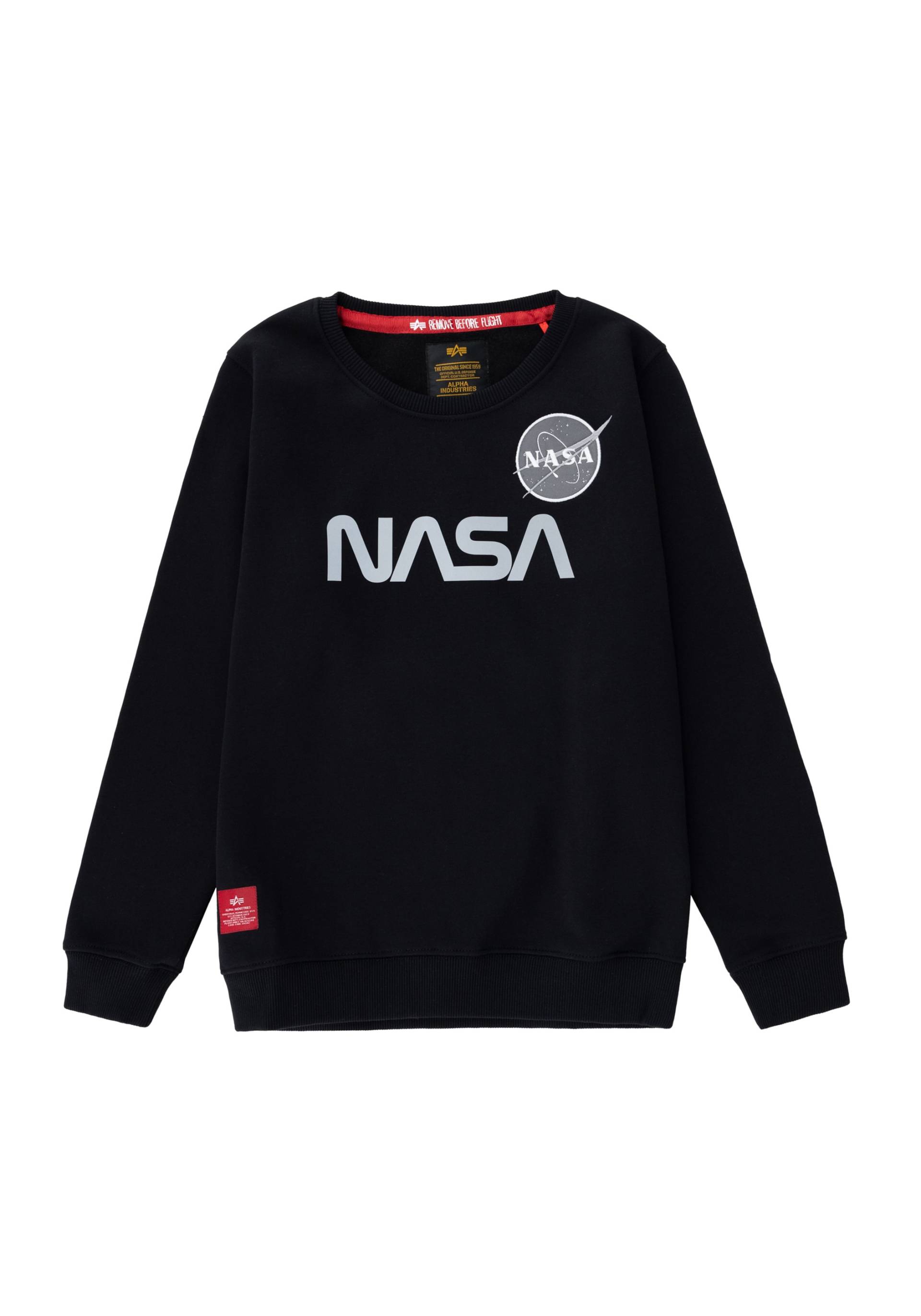 Alpha Industries Kapuzenshirt »ALPHA INDUSTRIES Kids - Sweatshirts NASA Reflective Sweater Kids« von Alpha Industries