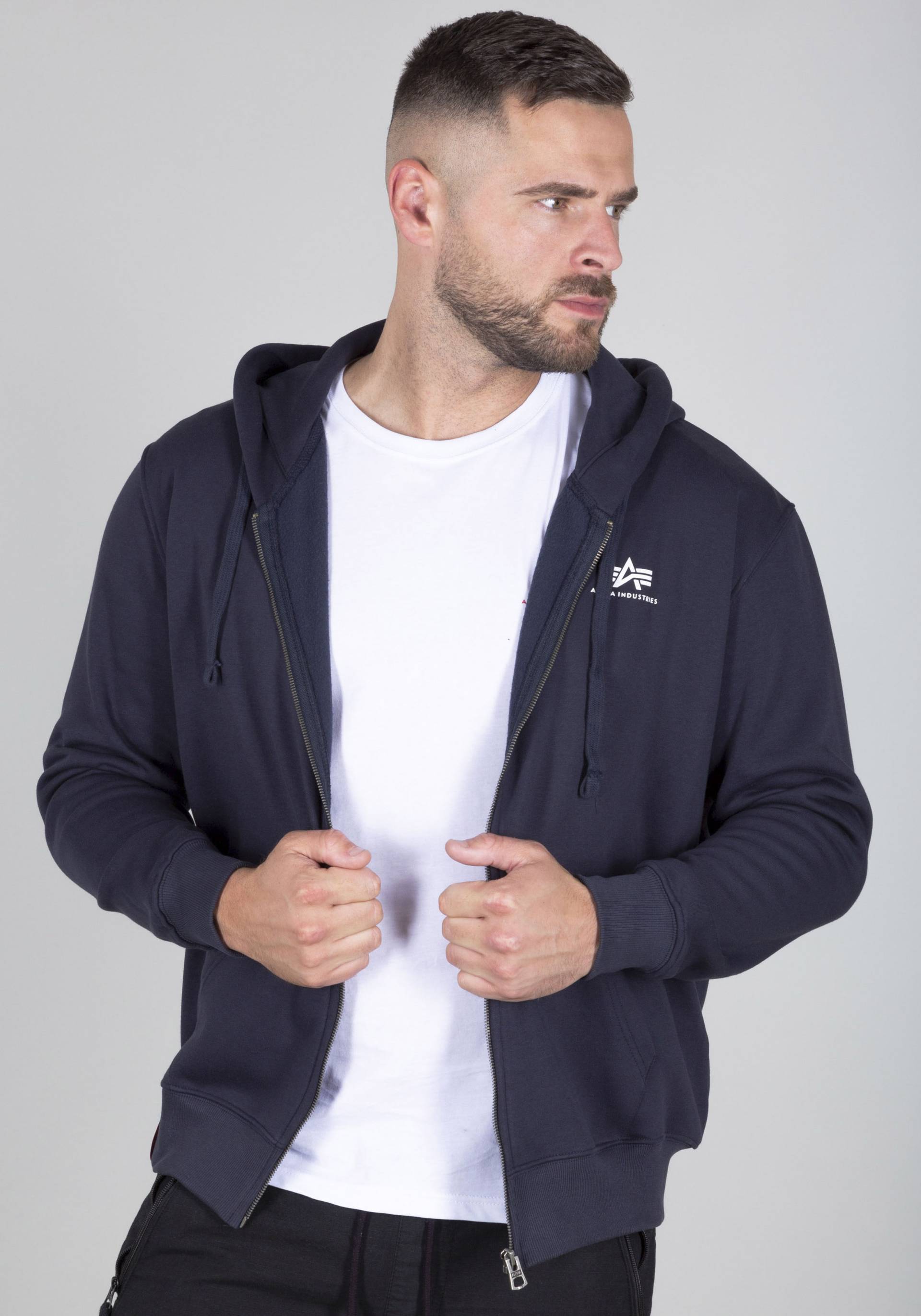 Alpha Industries Kapuzensweatjacke »Basic Zip Hoody SL« Alpha Industries Kapuzensweatjacke »Basic Zip Hoody SL« von Alpha Industries