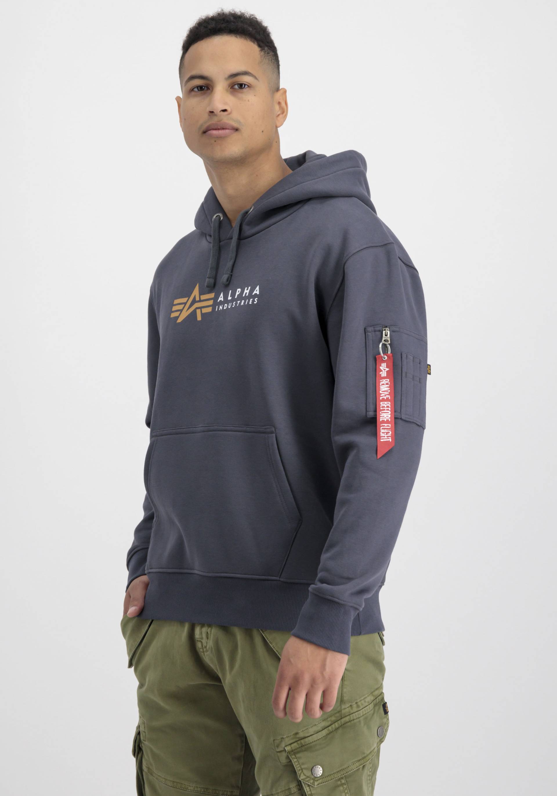Alpha Industries Kapuzensweatshirt »Alpha Label Hoody« Alpha Industries Kapuzensweatshirt »Alpha Label Hoody« von Alpha Industries