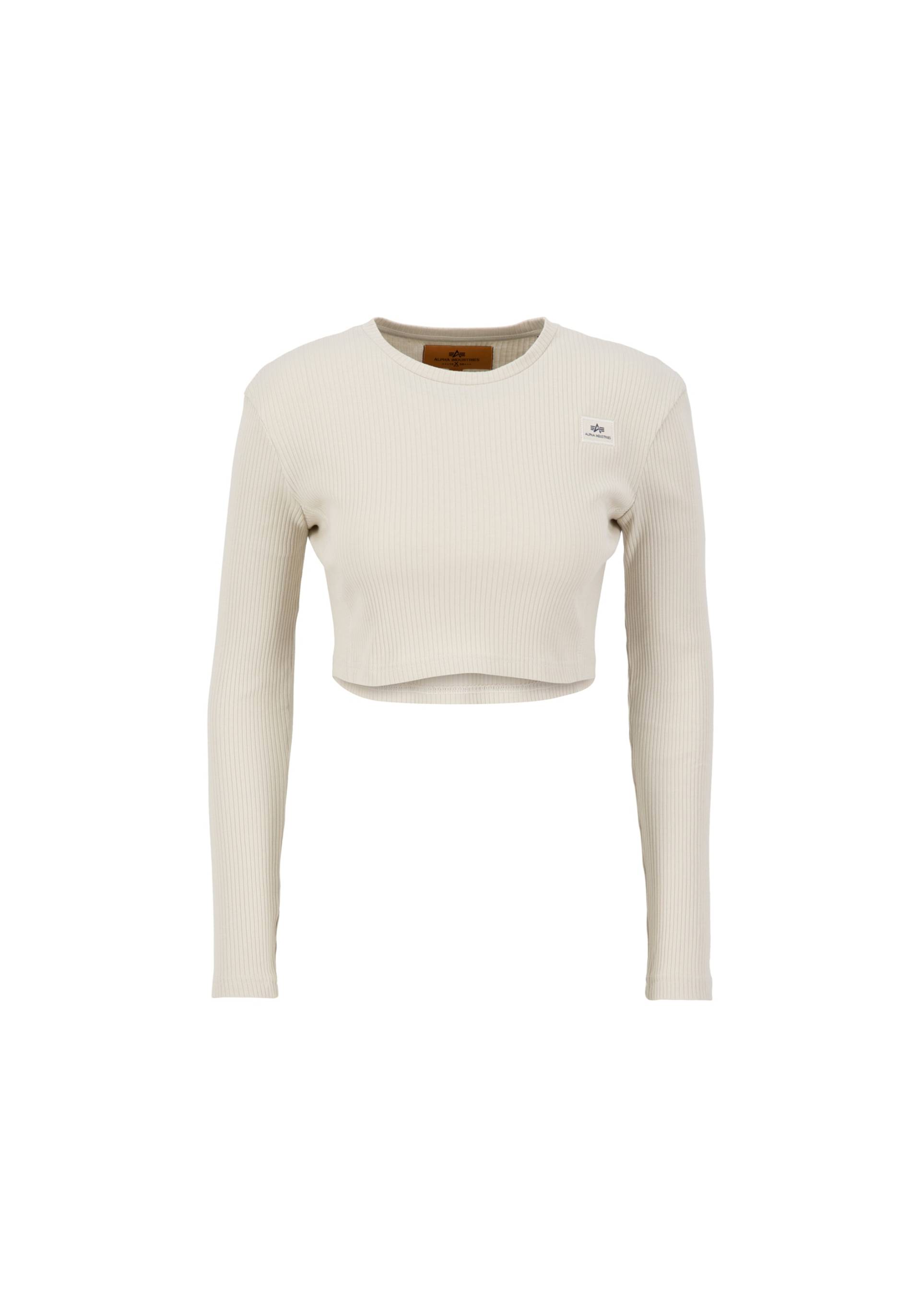 Alpha Industries Longsleeve »ALPHA INDUSTRIES Women - Longsleeves X-Fit Rib LS C Wmn« von Alpha Industries